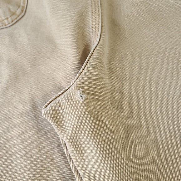 Carhartt Jeans Dungaree Fit Men's Size 38x34 Brown Carpenter Pants - Picture 6 of 13